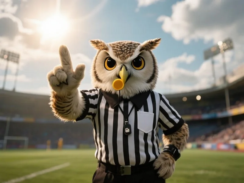 猫头鹰裁判在判罚